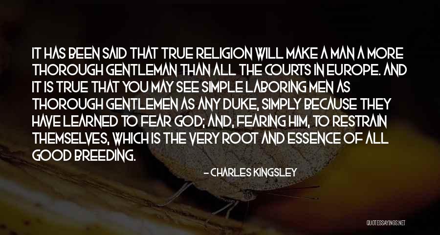 Best God Fearing Quotes By Charles Kingsley