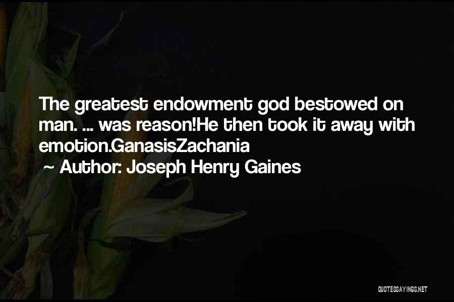 Best God Of War Quotes By Joseph Henry Gaines