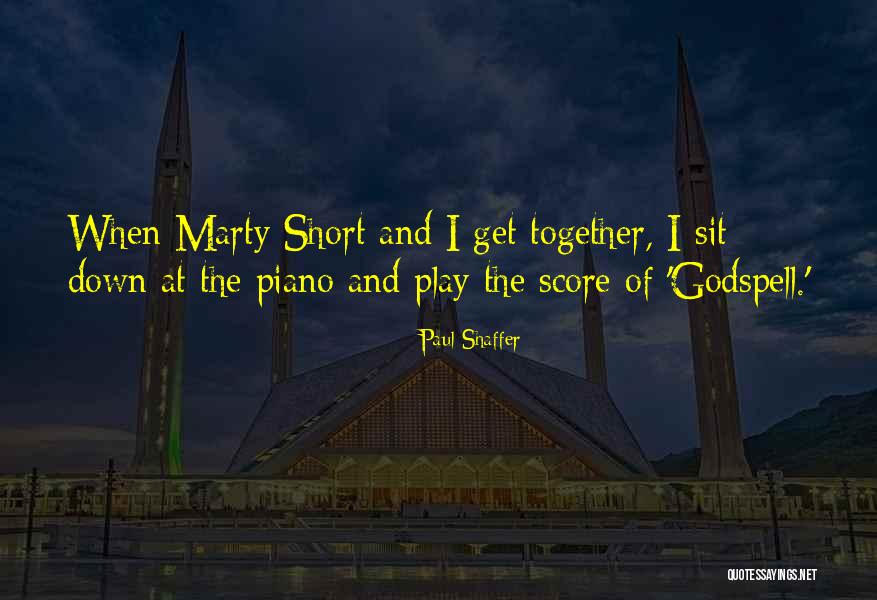 Best Godspell Quotes By Paul Shaffer Best Godspell Quotes By Paul Shaffer