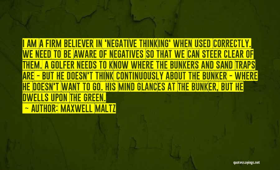 Best Golfer Quotes By Maxwell Maltz