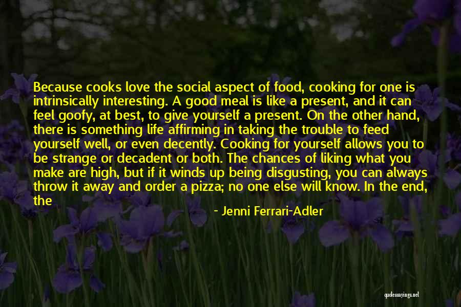Best Good Food Quotes By Jenni Ferrari-Adler Best Good Food Quotes By Jenni Ferrari-Adler