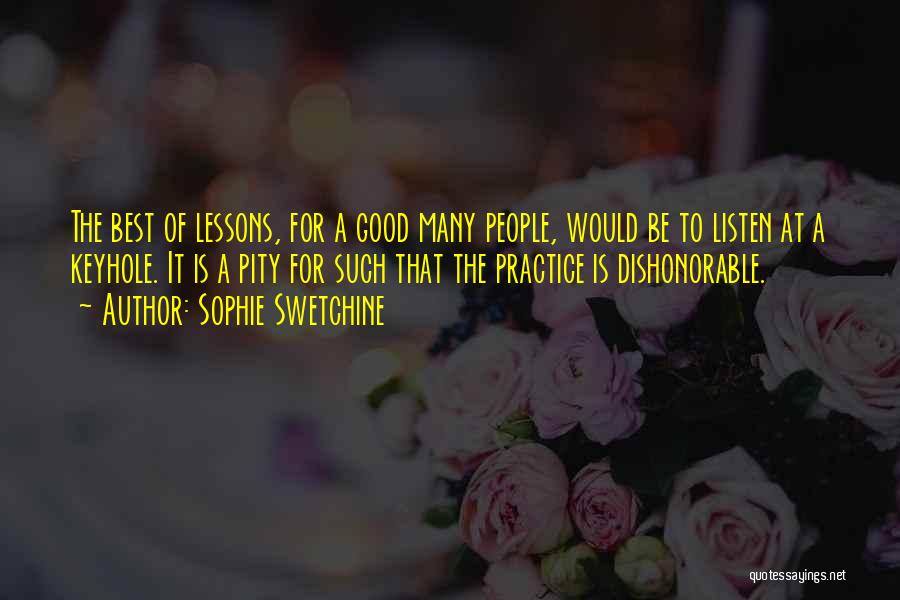 Best Good Man Quotes By Sophie Swetchine