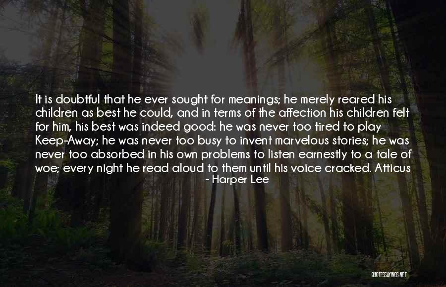 Best Good Night Quotes By Harper Lee