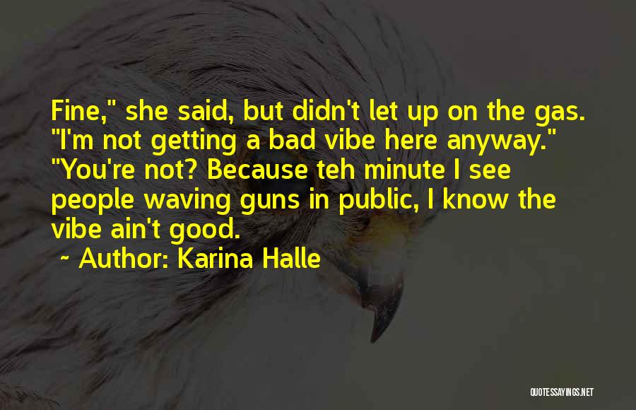 Best Good Vibe Quotes By Karina Halle