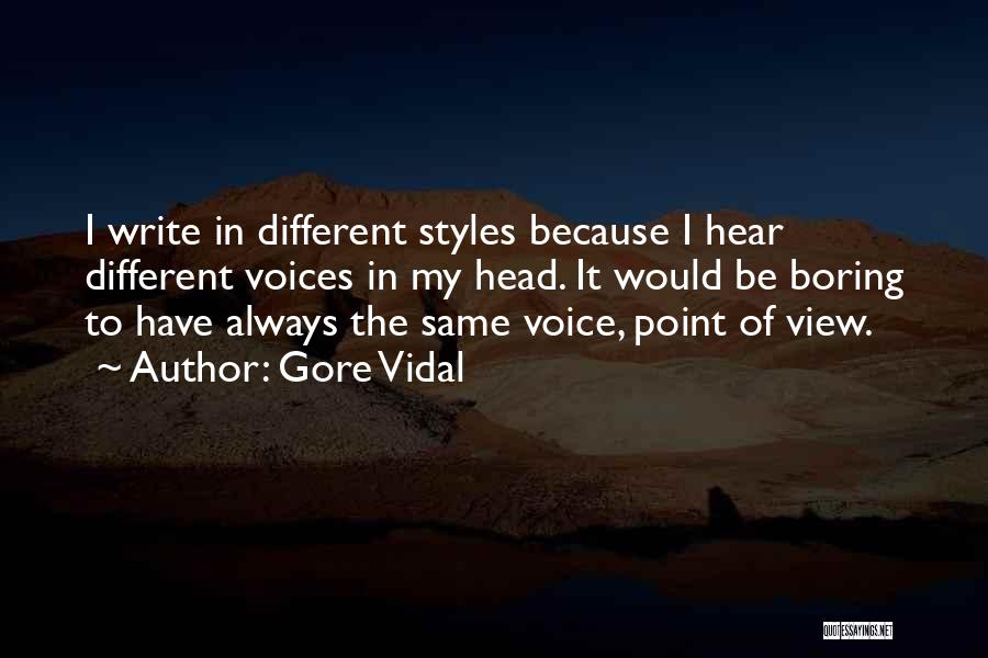 Best Gore Vidal Quotes By Gore Vidal