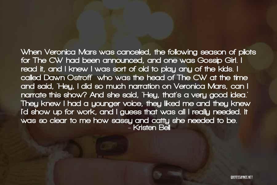 Best Gossip Girl Voice Over Quotes By Kristen Bell Best Gossip Girl Voice Over Quotes By Kristen Bell