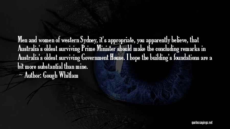 Best Gough Whitlam Quotes By Gough Whitlam