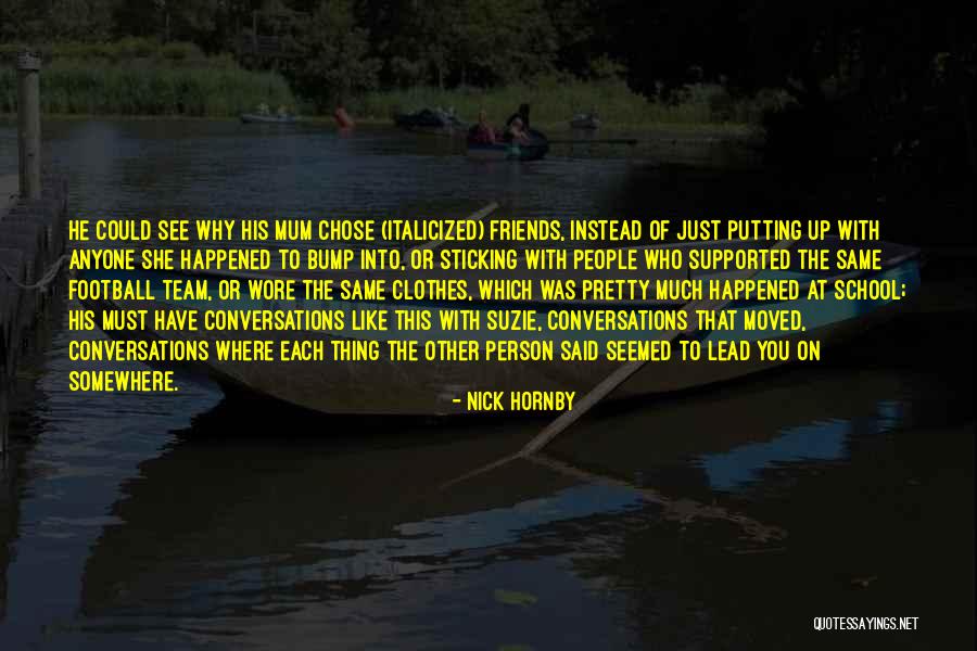 Best Grad Cap Quotes By Nick Hornby Best Grad Cap Quotes By Nick Hornby