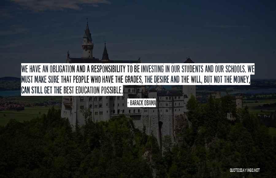 Best Grades Quotes By Barack Obama Best Grades Quotes By Barack Obama