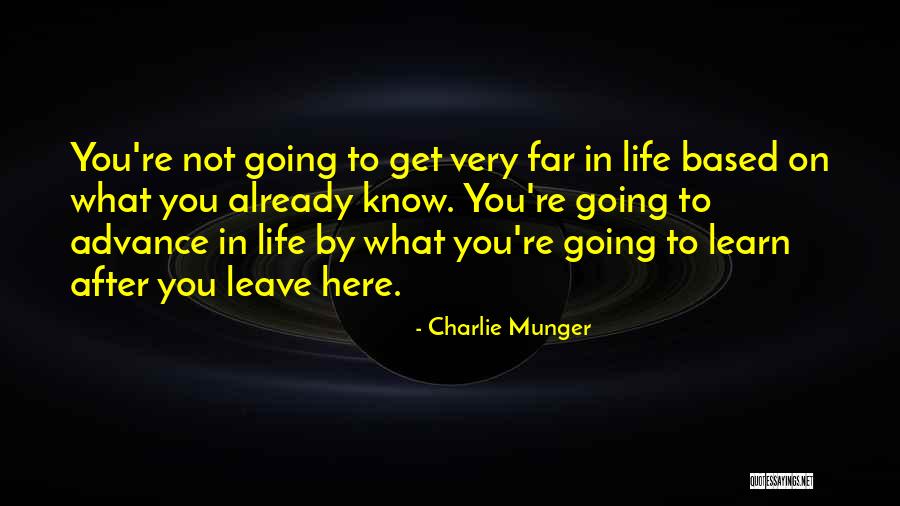 Best Graduation Quotes By Charlie Munger