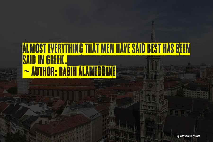 Best Greek Quotes By Rabih Alameddine