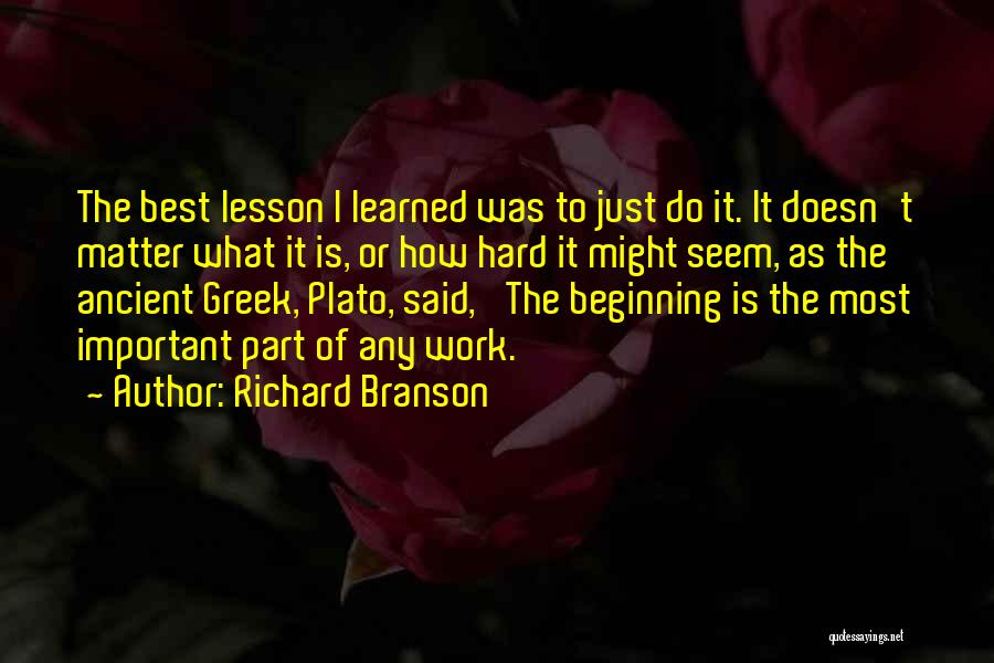 Best Greek Quotes By Richard Branson