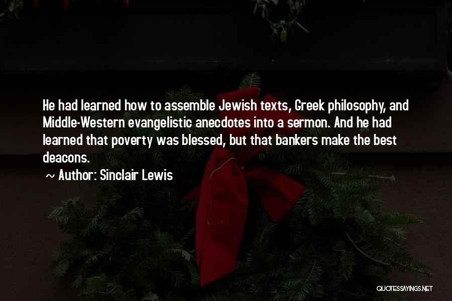 Best Greek Quotes By Sinclair Lewis
