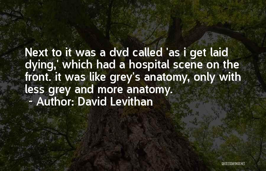 Best Grey's Anatomy Quotes By David Levithan