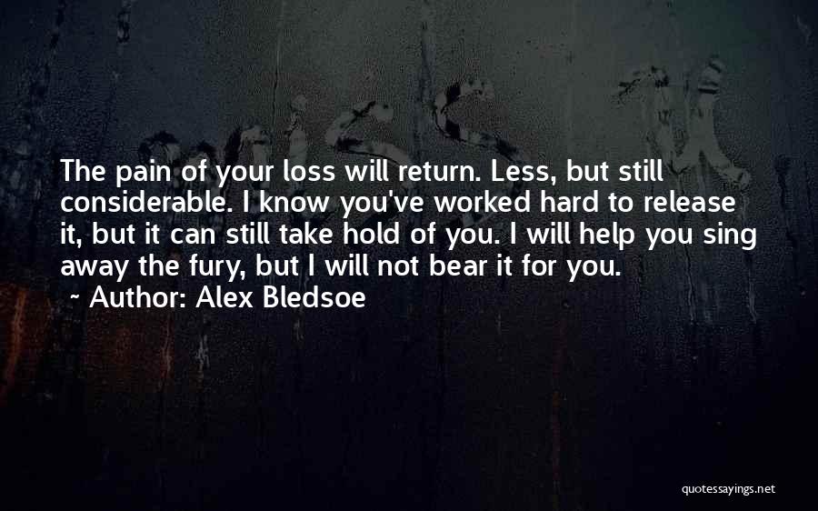 Best Grieving Quotes By Alex Bledsoe