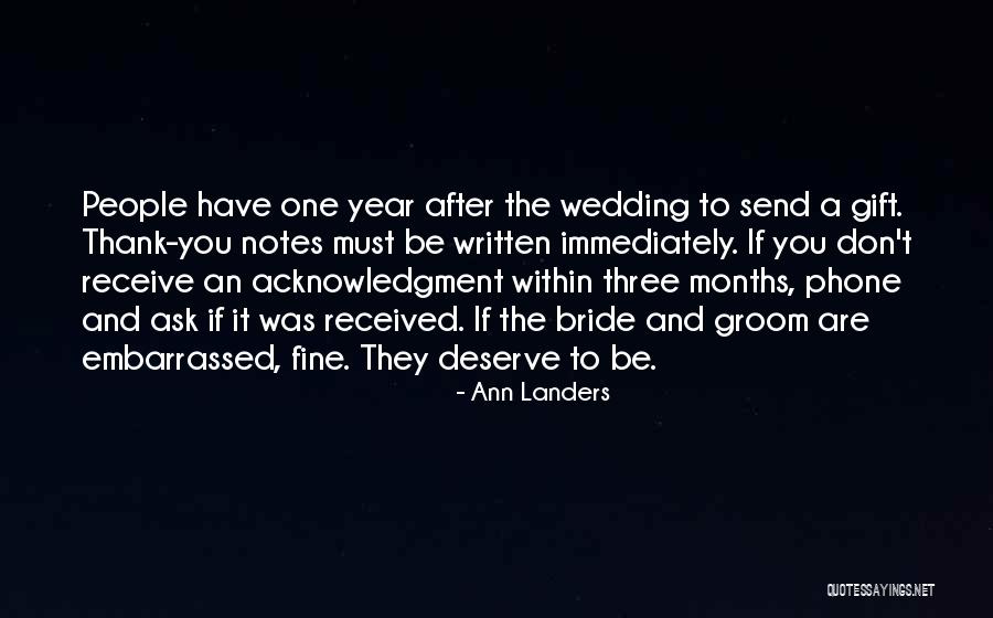 Best Groom Quotes By Ann Landers