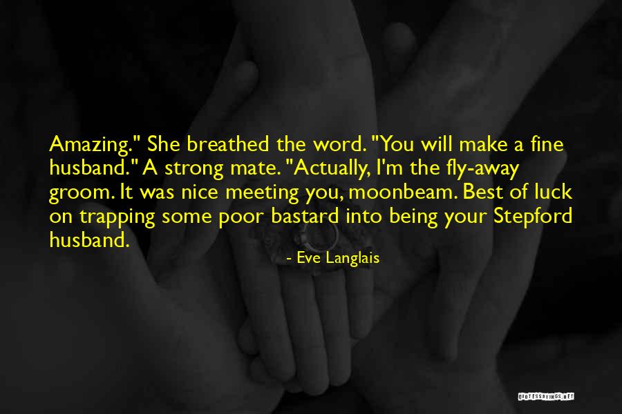 Best Groom Quotes By Eve Langlais