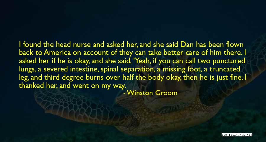 Best Groom Quotes By Winston Groom