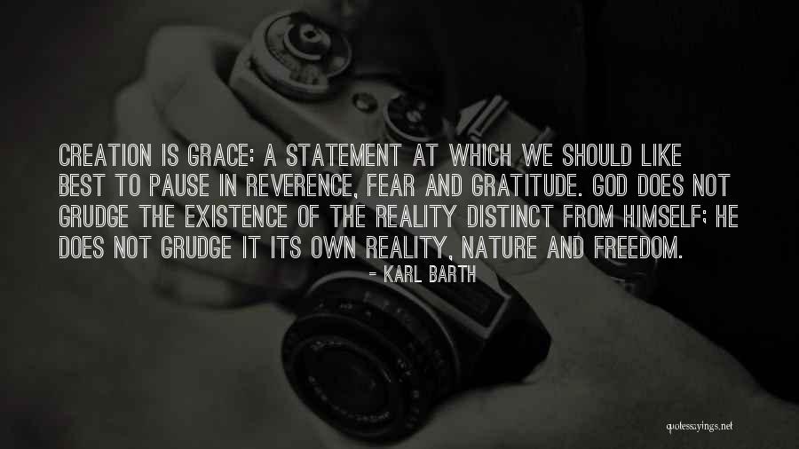 Best Grudge Quotes By Karl Barth