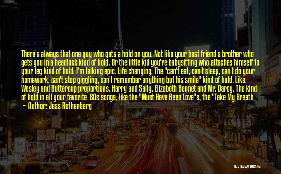 Best Guy Love Quotes By Jess Rothenberg