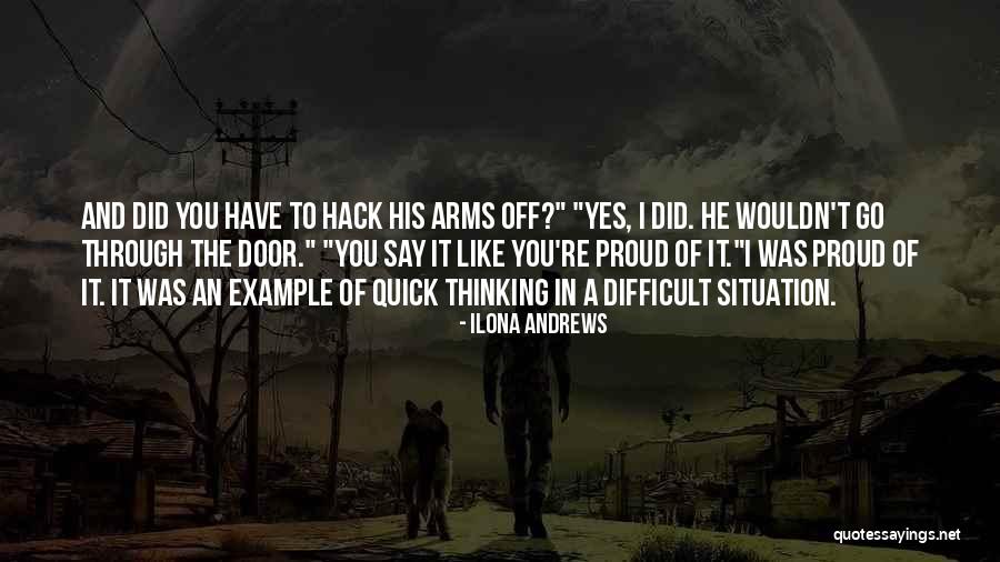 Best Hack Quotes By Ilona Andrews