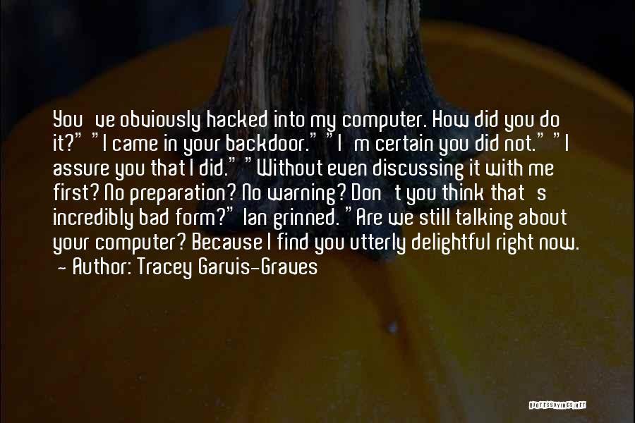 Best Hacked Quotes By Tracey Garvis-Graves