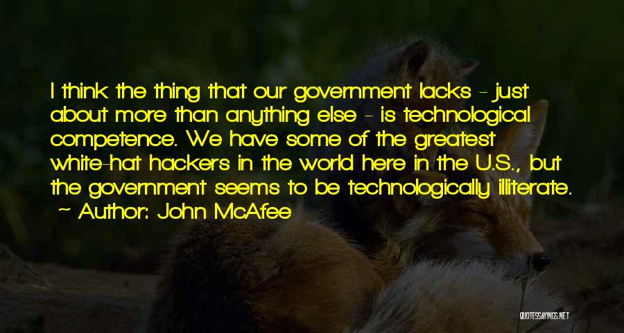 Best Hackers Quotes By John McAfee