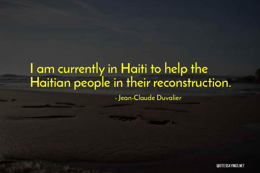 Best Haitian Quotes By Jean-Claude Duvalier
