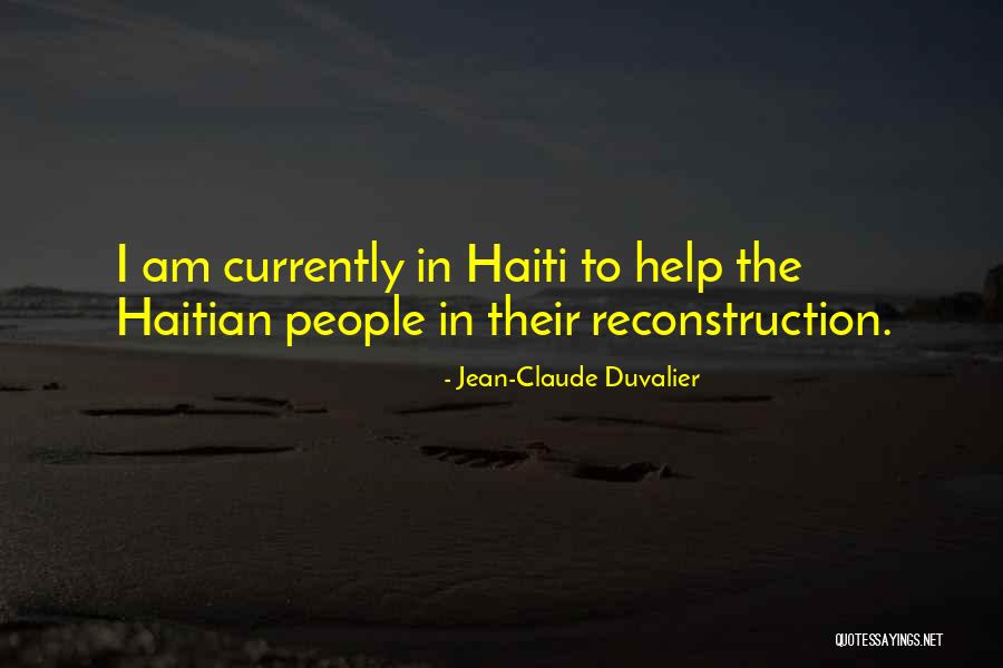 Best Haitian Quotes By Jean-Claude Duvalier