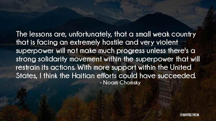 Best Haitian Quotes By Noam Chomsky