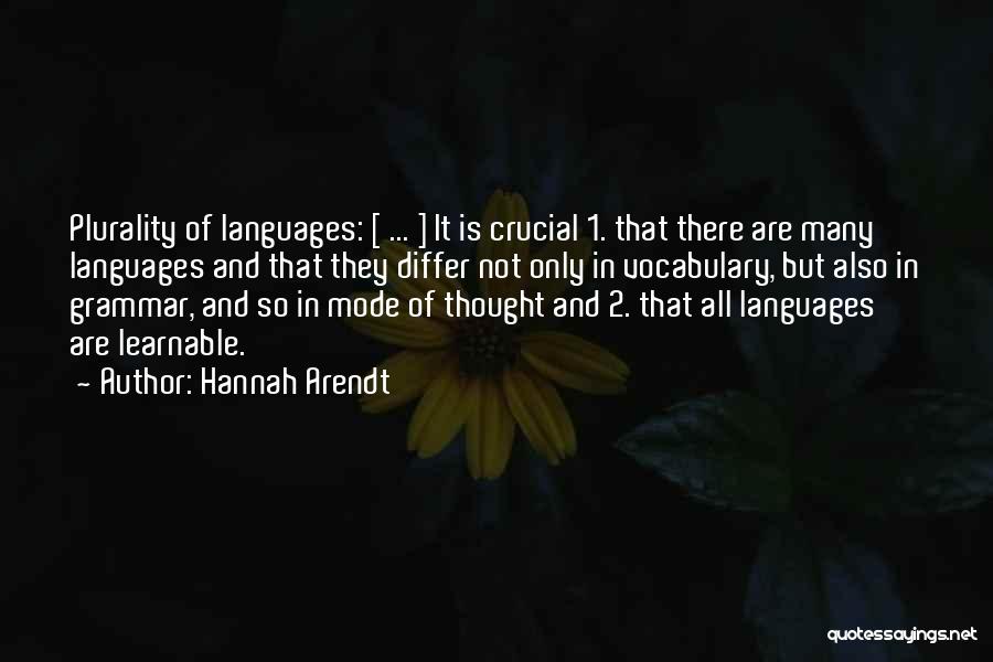 Best Hannah Arendt Quotes By Hannah Arendt