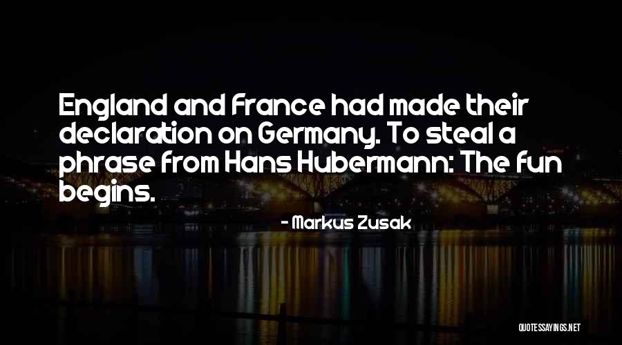 Best Hans Hubermann Quotes By Markus Zusak