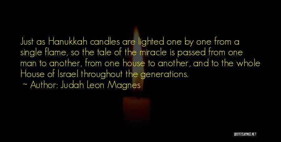 Best Hanukkah Quotes By Judah Leon Magnes