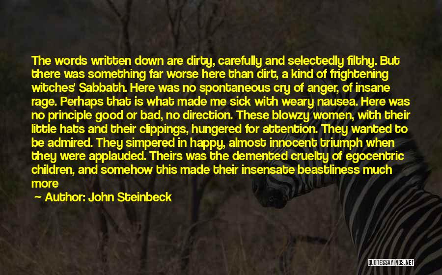 Best Happy Sabbath Quotes By John Steinbeck