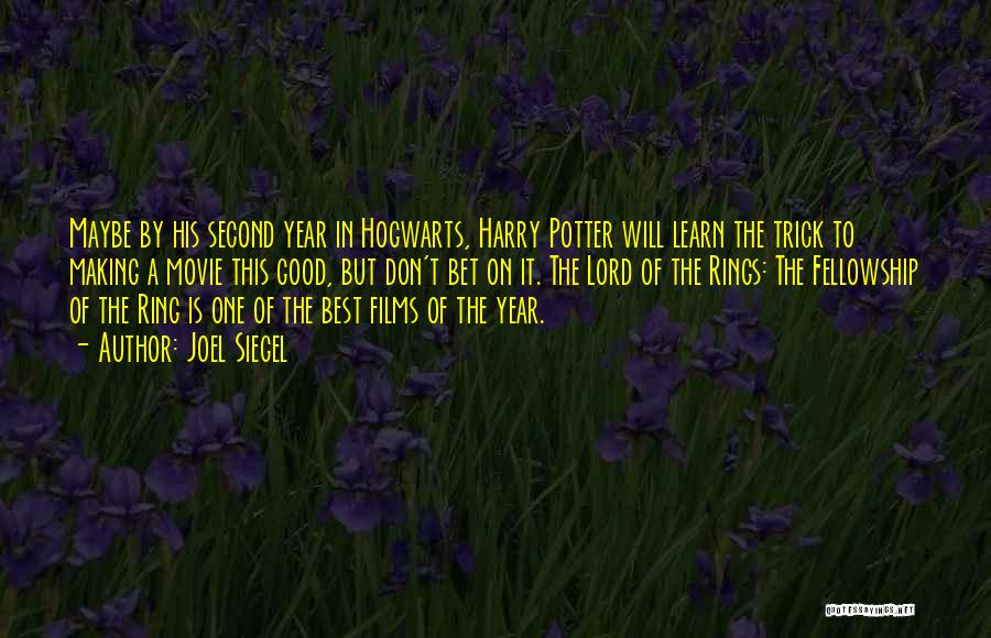 Best Harry Potter Quotes By Joel Siegel