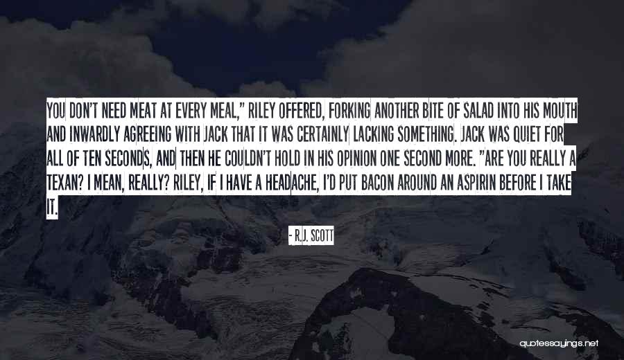 Best Headache Quotes By R.J. Scott Best Headache Quotes By R.J. Scott