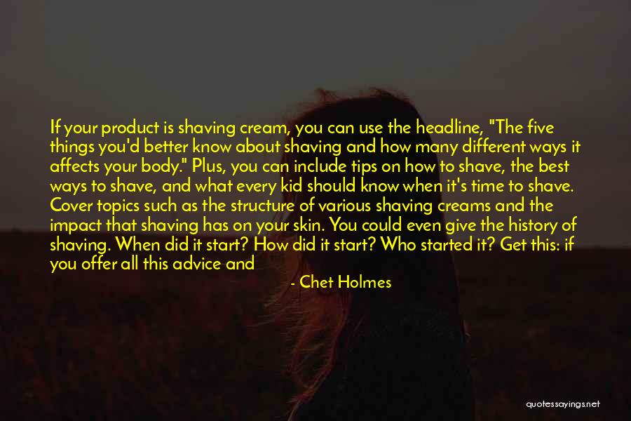 Best Headline Quotes By Chet Holmes Best Headline Quotes By Chet Holmes