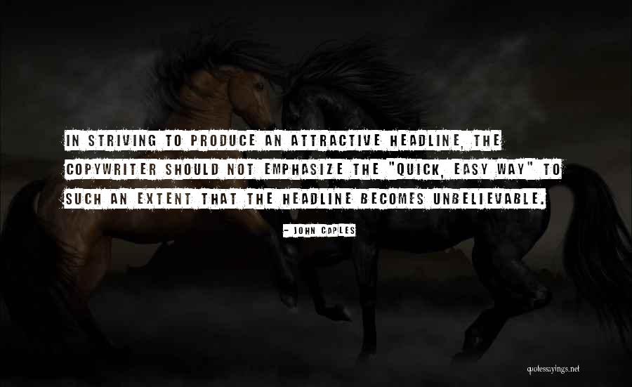 Best Headline Quotes By John Caples Best Headline Quotes By John Caples