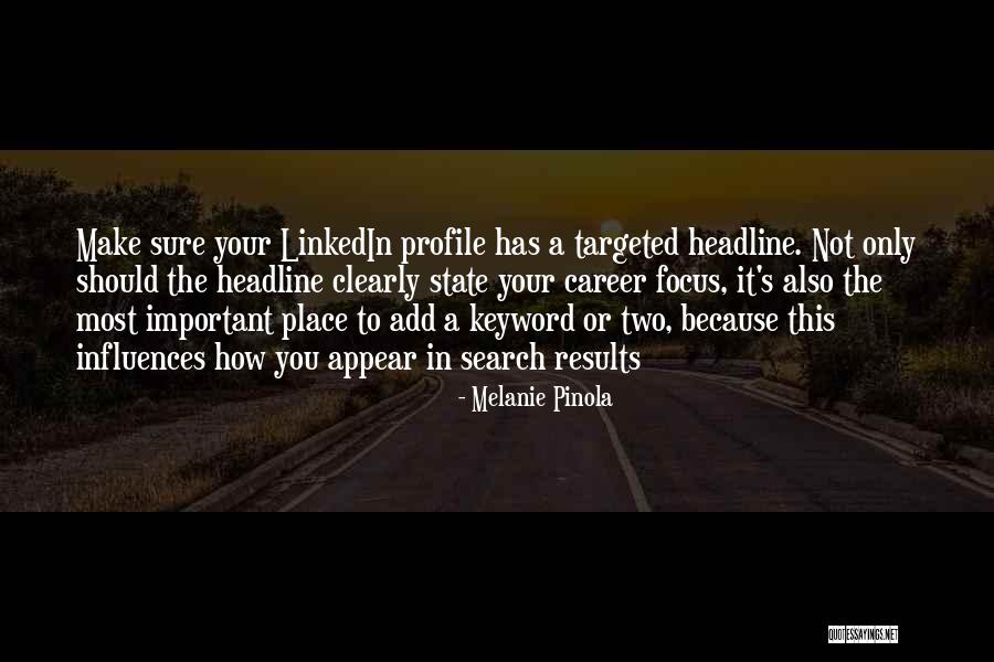 Best Headline Quotes By Melanie Pinola Best Headline Quotes By Melanie Pinola