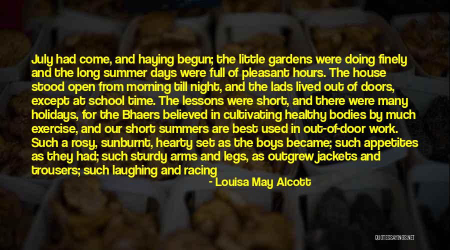 Best Hearty Quotes By Louisa May Alcott