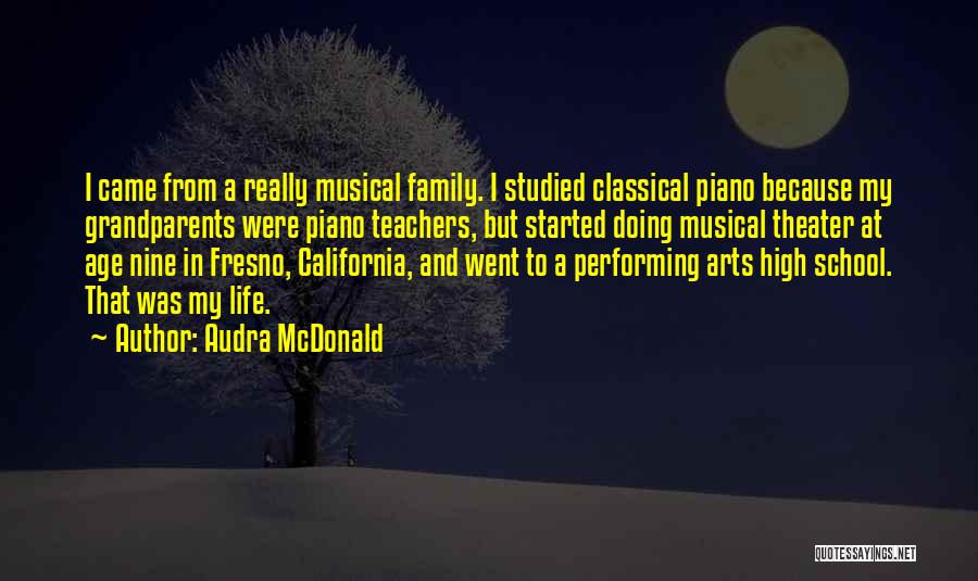 Best High School Musical Quotes By Audra McDonald