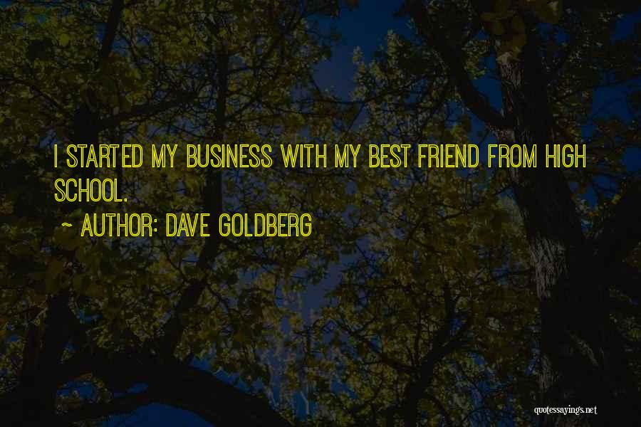 Best High School Quotes By Dave Goldberg