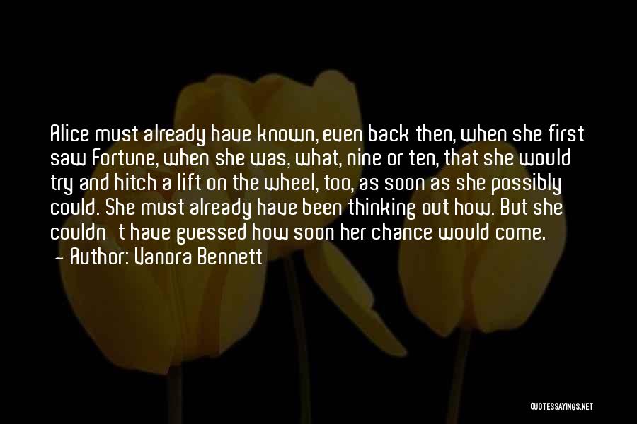 Best Hitch Quotes By Vanora Bennett