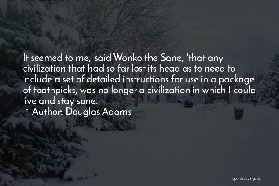 Best Hitchhikers Guide Quotes By Douglas Adams