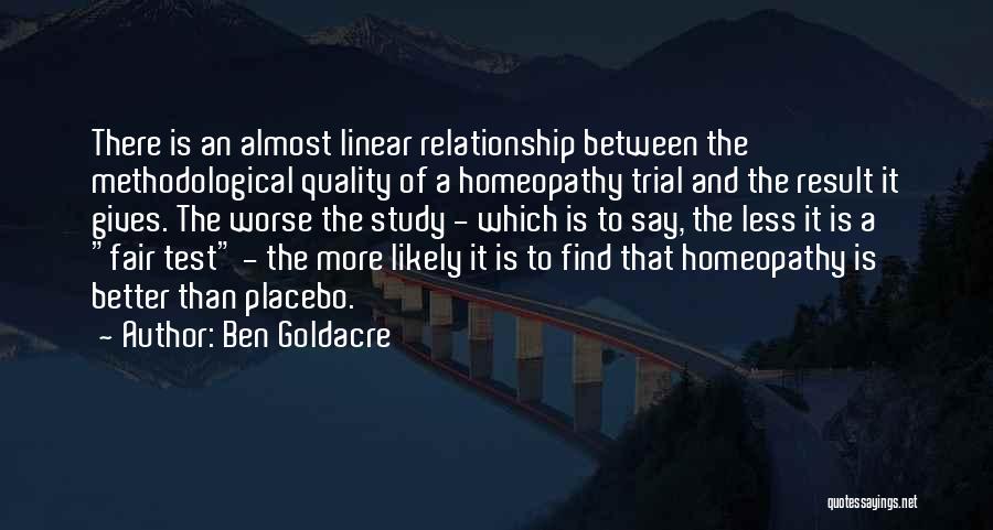 Best Homeopathy Quotes By Ben Goldacre