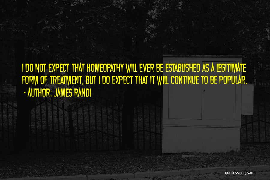 Best Homeopathy Quotes By James Randi