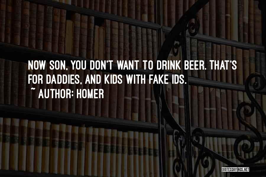 Best Homer Beer Quotes By Homer