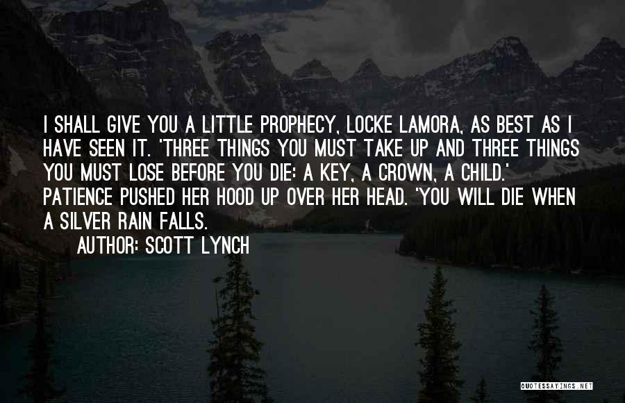 Best Hood Quotes By Scott Lynch