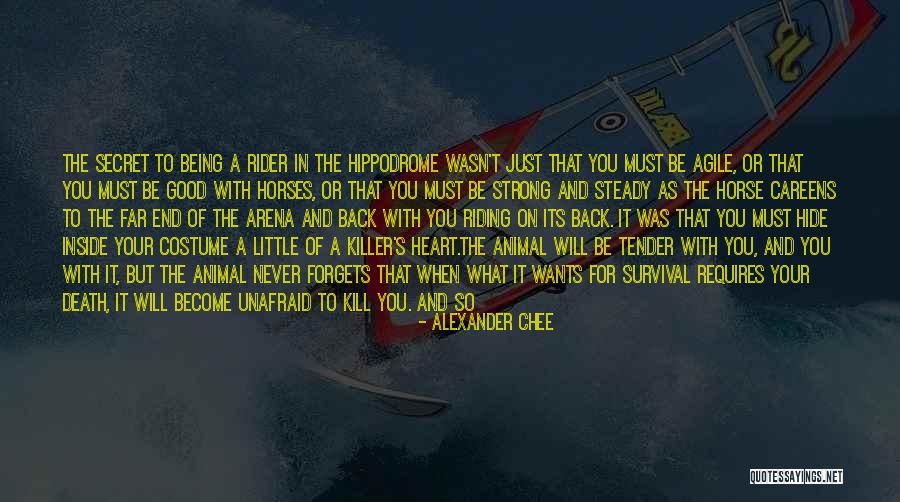 Best Horse And Rider Quotes By Alexander Chee