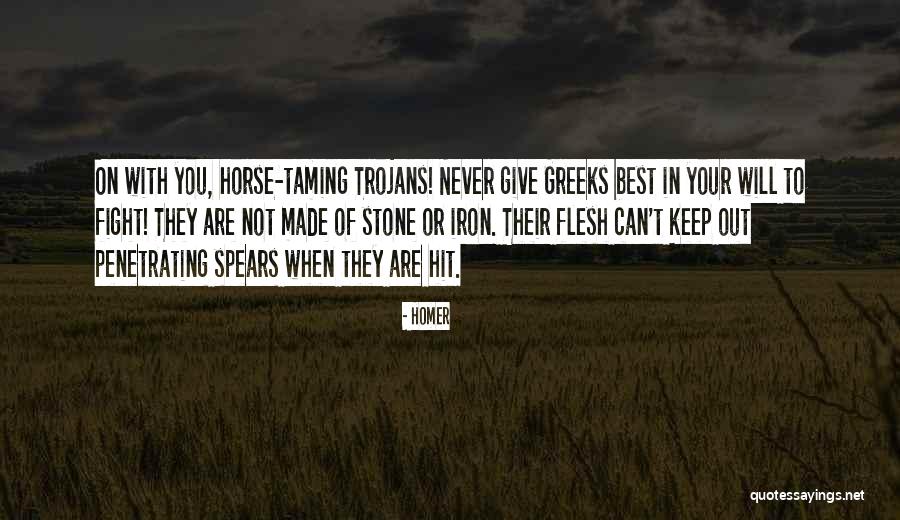 Best Horse Quotes By Homer Best Horse Quotes By Homer